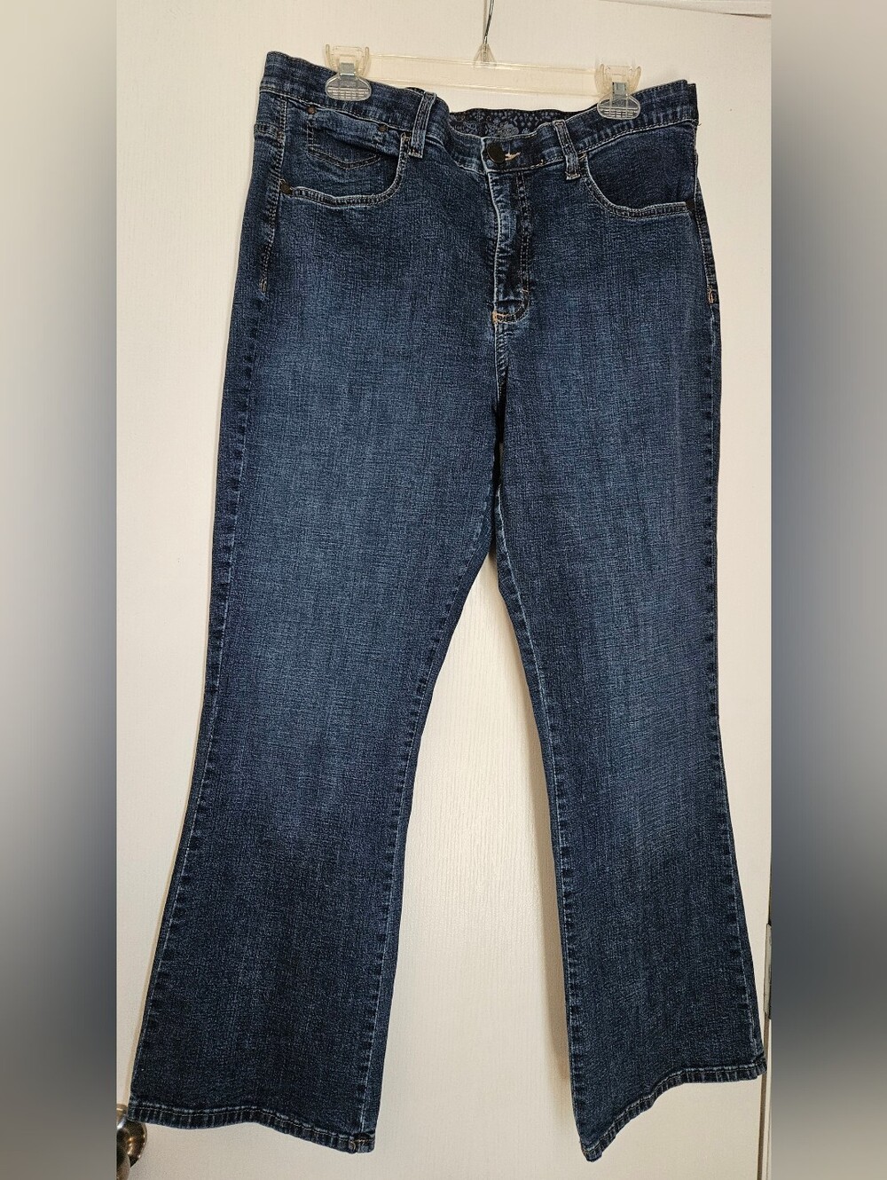 Lee Comfort Waist Medium Wash Denim Mini Bootcut Jeans, 18P